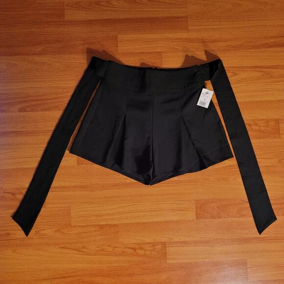 NWT Haute Mode Skort, Size Small, Women's High Waist Shorts, Black, NEW - Picture 5 of 8